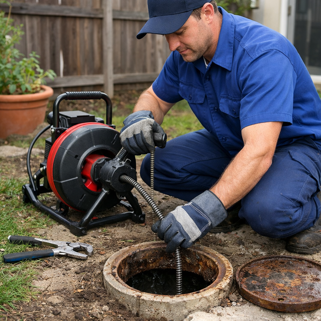 Como desentupir esgoto em casa